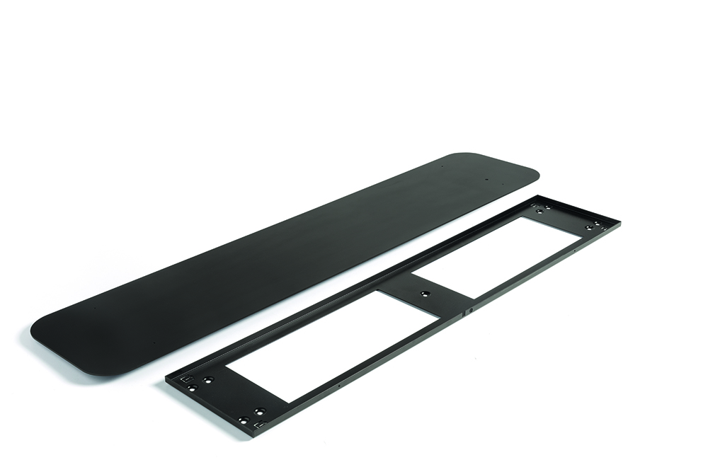 7555500 Ceiling connection plate steel look for Mood 7555
